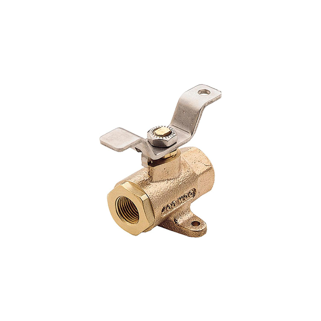 Bronze Ball Type Fuel Shut-Off Valve, 1/2"