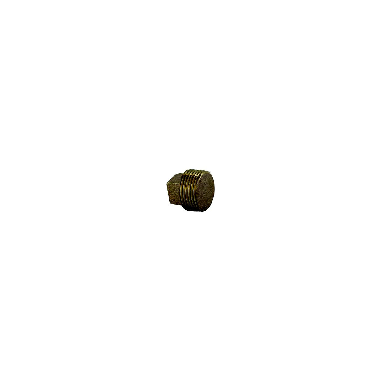 Brass Fitting 44672 Solid Square Head Plug
