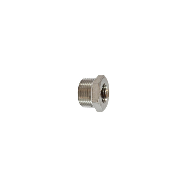 64509 304 Stainless Steel Hex Bushing, 3/4" x 1/2"