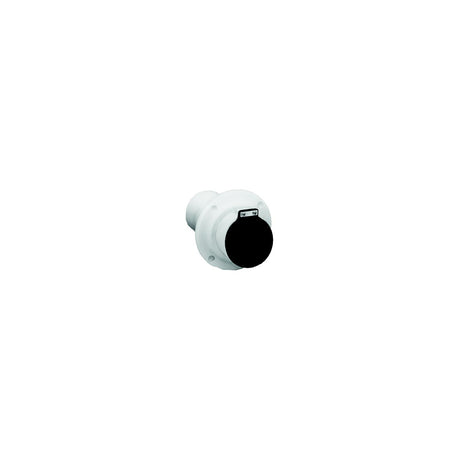 2" Exhaust Thru-Hull, White w/Flapper