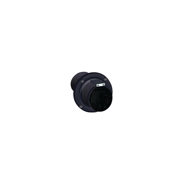 2" Exhaust Thru-Hull, Black w/Flapper