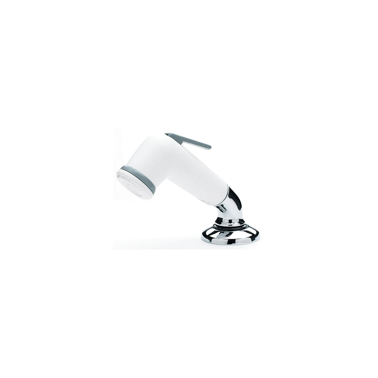 Scandvik 10191 White Standard Elbow Sprayer With 6' White Nylon Hose