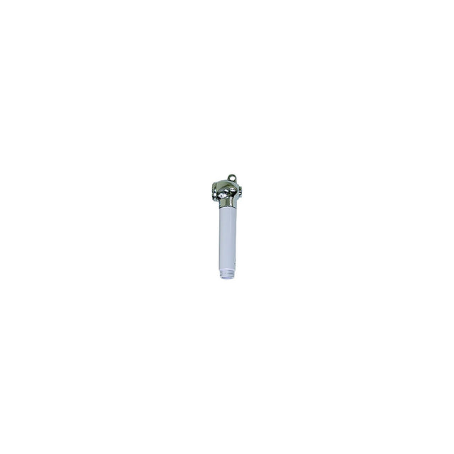 Scandvik 10283 Straight Brass and ABS Push-Buttom Sprayer Handle Only, White