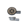 Scandvik 10307 Cockpit or Shower Drain Fits 2-1/16" Drain Hole, 1" Hose Barb Outlet