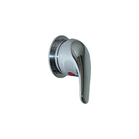 Scandvik 10479 Single Lever Shower Mixer Valve With Compact Trim Ring (Includes (3) 1/2" Hose Barb Fittings)