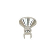 Scandvik 10650 Chrome Plated Brass Bulkhead Swivel Shower Handle Holder Fits All Showers With Elbow Shower Handles