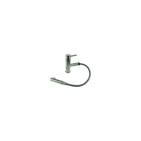 Scandvik 74122 Nordic Pull-Out Galley Mixer, Brushed Stainless Steel