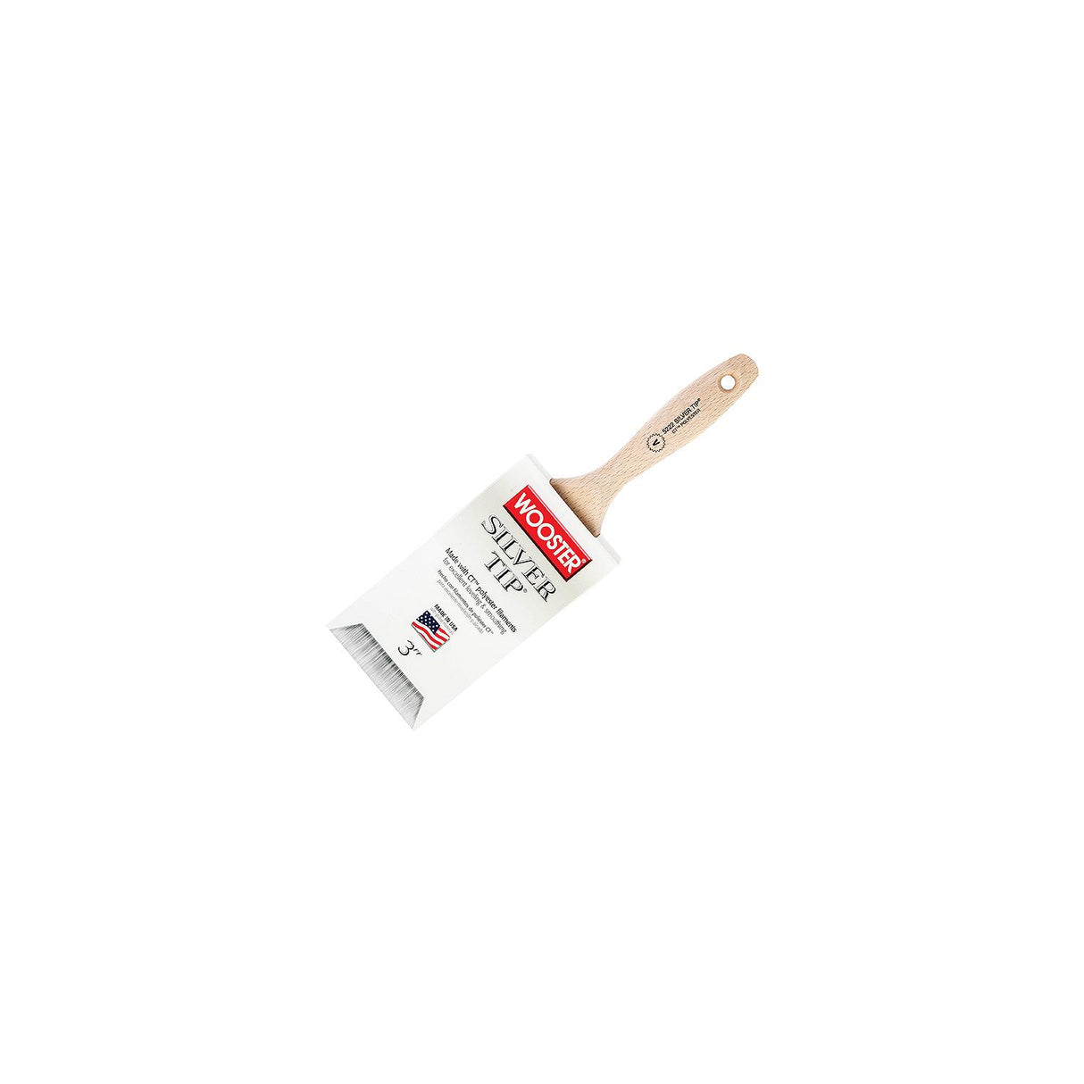 Wooster 52223 Silver Tip™ Varnish Brush, 3"