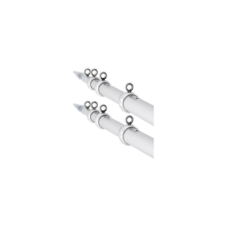 Tigress 88923 XD Telescoping Aluminum Outriggers, 15' x 1-1/8", Silver, 1 pr.