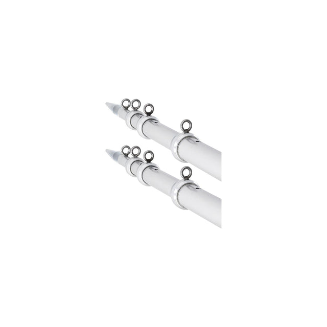 Tigress 88923 XD Telescoping Aluminum Outriggers, 15' x 1-1/8", Silver, 1 pr.