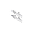 Tigress 88924 XD Telescoping Aluminum Outriggers, 15' x 1-1/2", Silver, 1 pr.