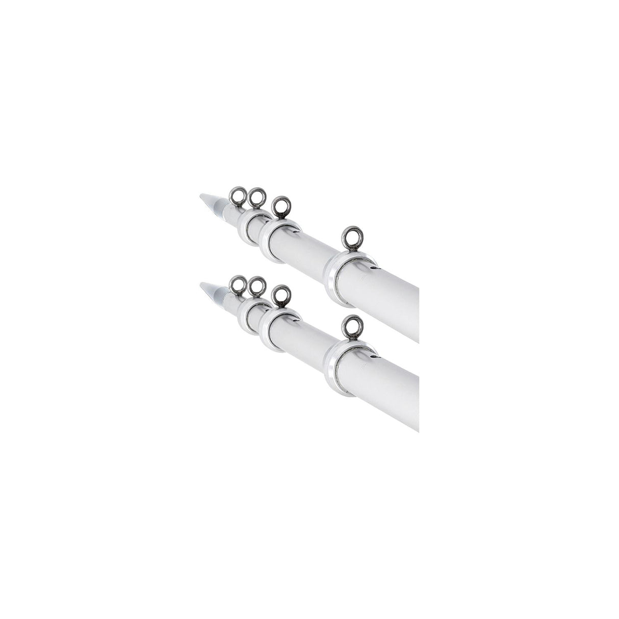 Tigress 88924 XD Telescoping Aluminum Outriggers, 15' x 1-1/2", Silver, 1 pr.