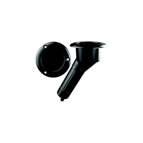 Tigress P1030DB Drain, Round Top, ABS Plastic, Black, 30°