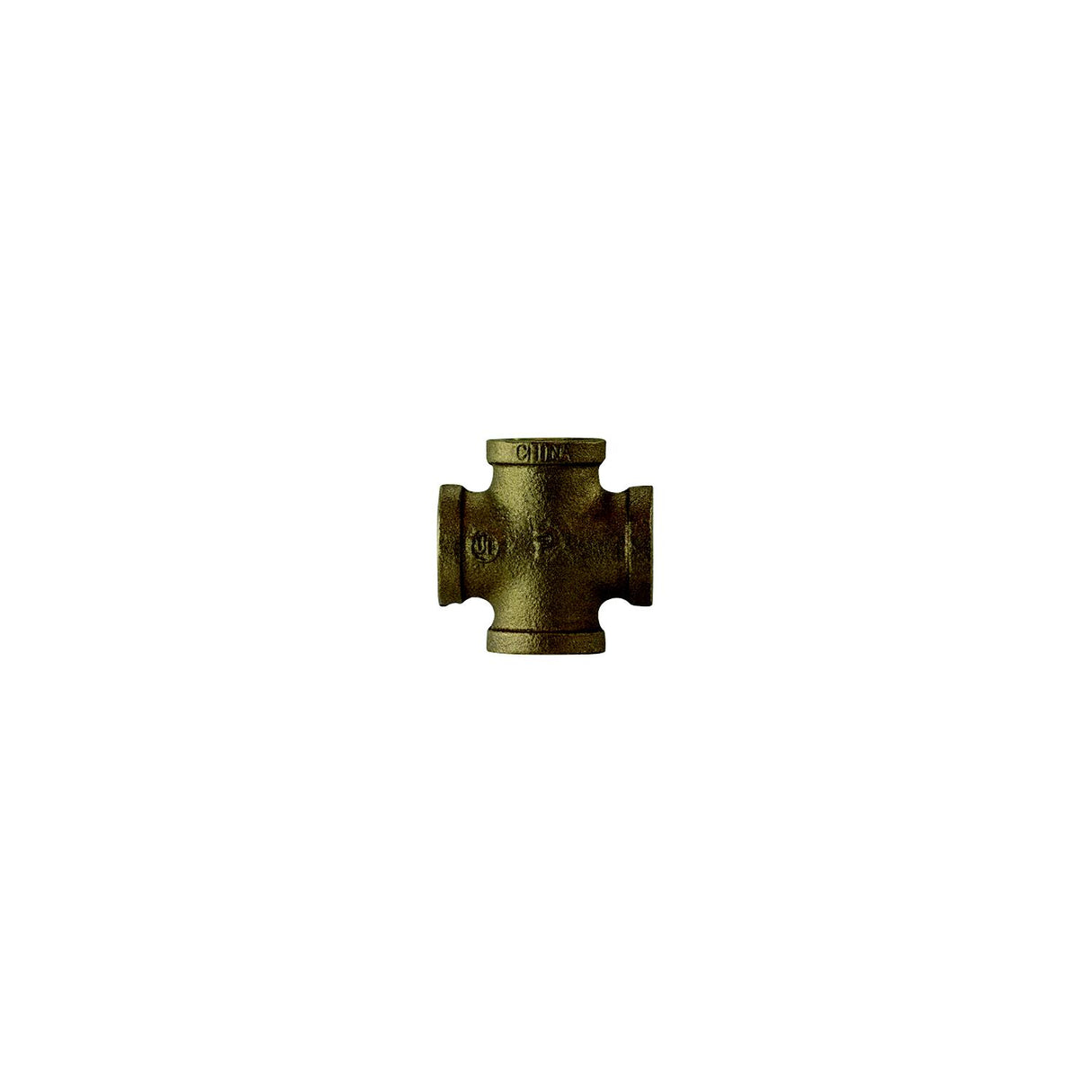 Brass Fittings 44394 Bronze Cross, 3/4"