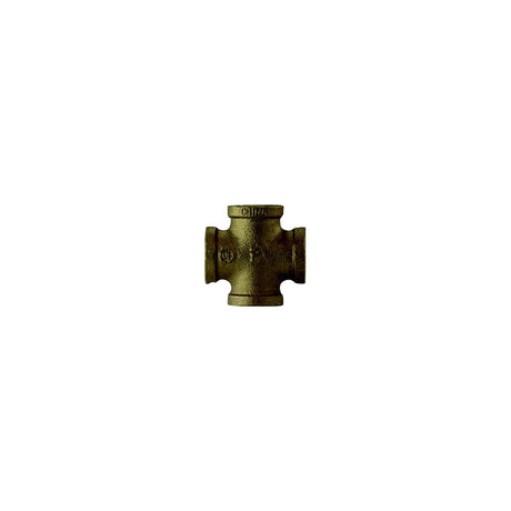 Brass Fittings 44392 Bronze Cross, 3/8"