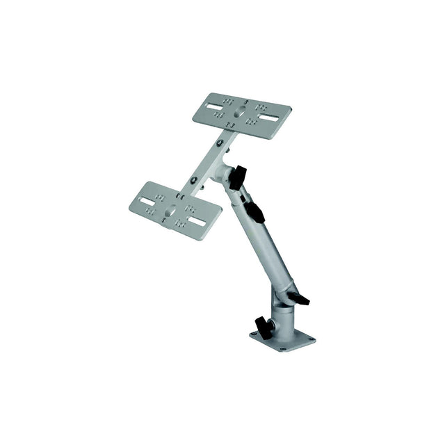 Millennium Outdoors MM00200 Double Monitor Mount – Silver