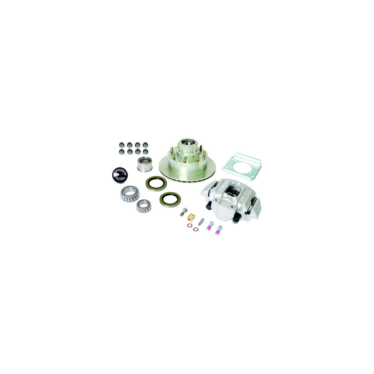 UFP Zinc+ Hub, Zinc+ Ventilated Rotor And Aluminum Caliper Kit