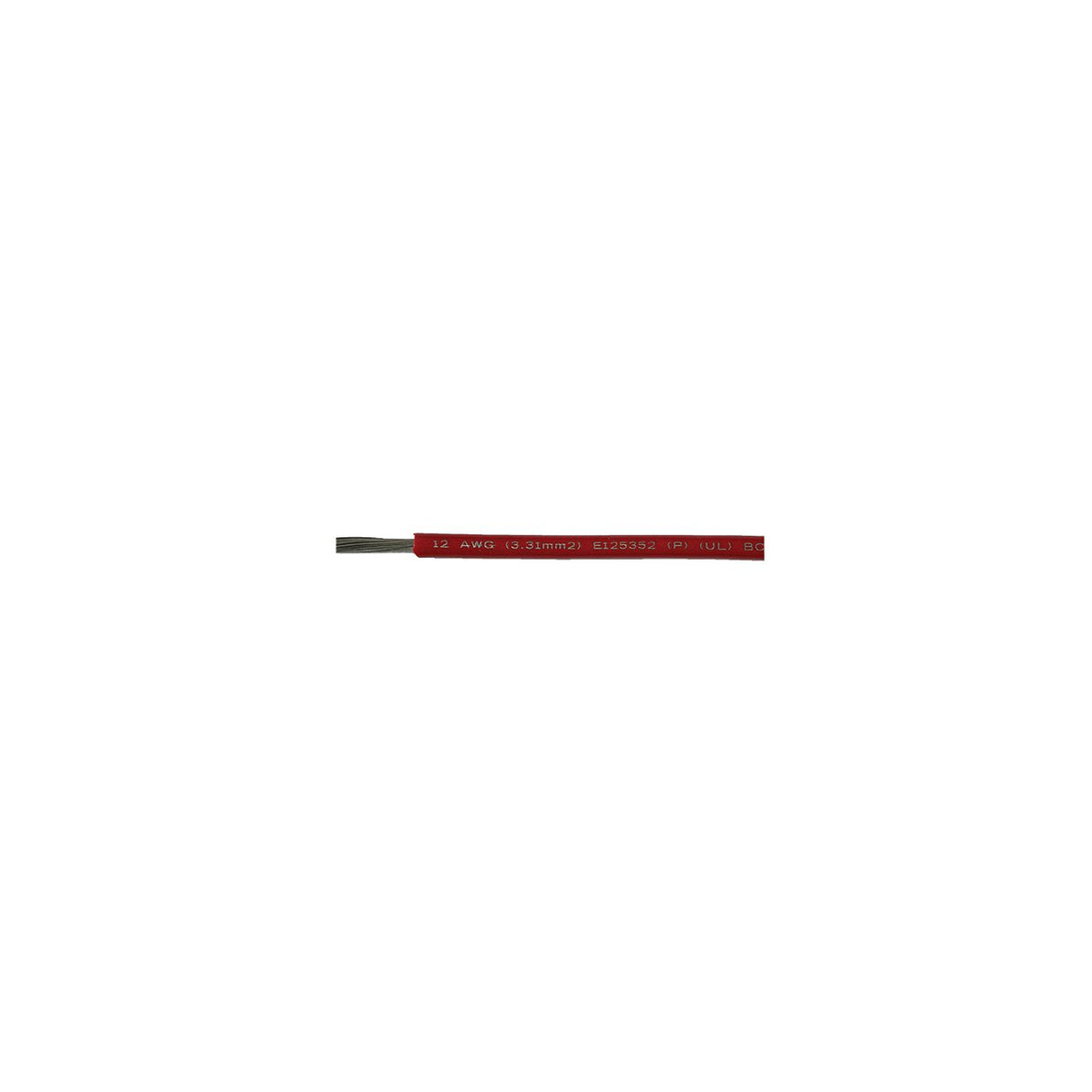 Cobra Wire A2002T0125FT Tinned Copper Battery Cable, 2 AWG, 25', Red