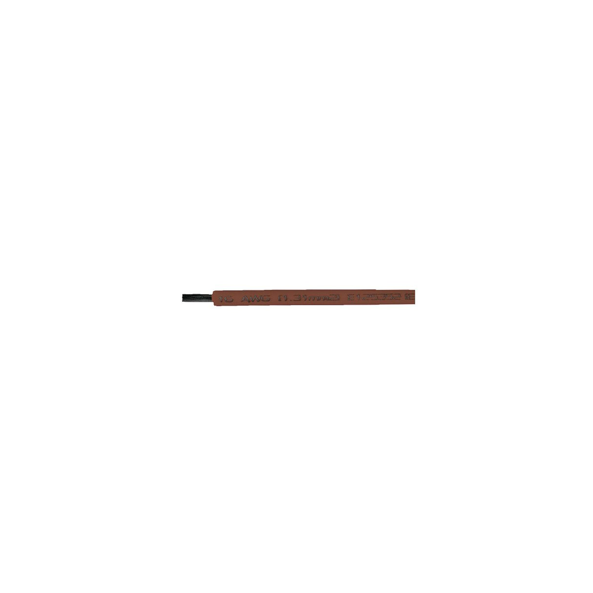 Cobra Wire A1016T06100FT Primary Tinned Copper Wire, 16 AWG, 100', Brown