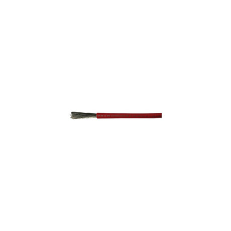 Cobra Wire A2002T01050FT Tinned Copper Battery Cable, 2 AWG, 50', Red