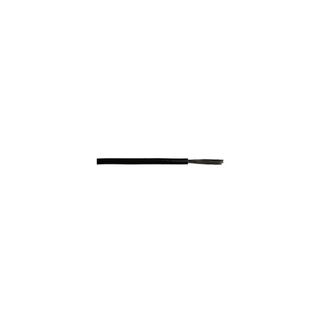 Cobra Wire A2006T07100FT Tinned Copper Battery Cable, 6 AWG, 100', Black