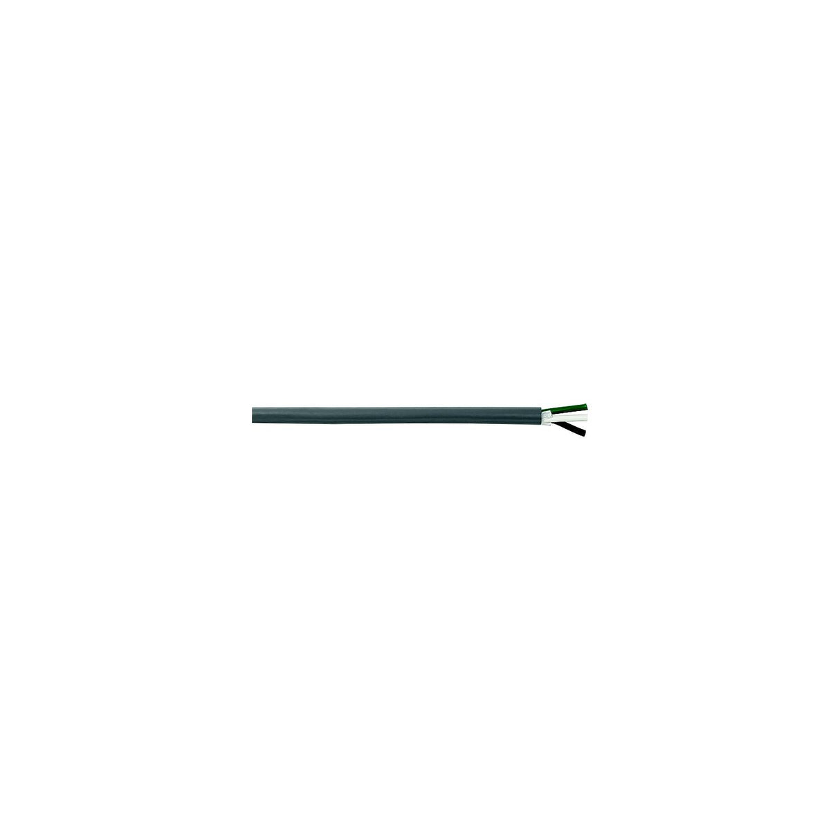 Cobra Wire B6G16T30100FT Tinned Copper Round Triplex Wire, 16/3, 100', Gray