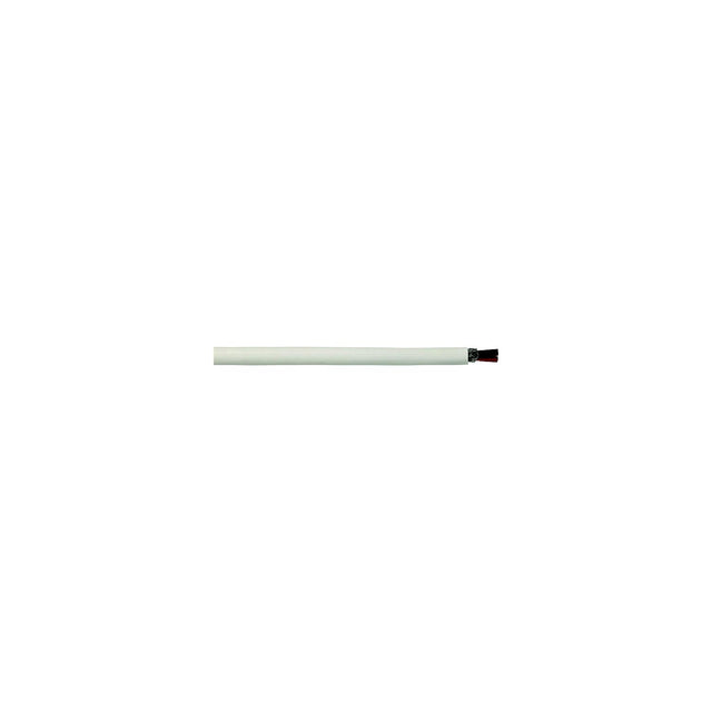 Cobra Wire B6W16T21100FT Tinned Copper Round Duplex Wire, 16/2, 100', White