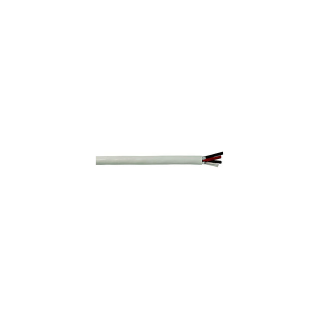 Cobra Wire B6W12T40100FT Tinned Copper Round 4-Conductor Wire, 12/4, 100', White