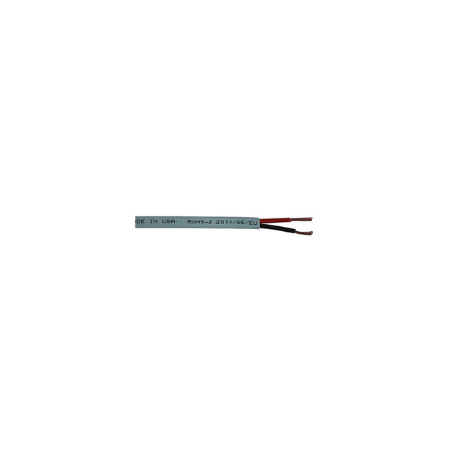 Cobra Wire B7G14B21100FT Bare Copper Duplex Wire, 14/2, 100', Gray