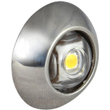 Lumitec 101049 Exuma Led Courtesy/Accent Light - 45mA, White, .98" Diameter, Polished, 10-16 V
