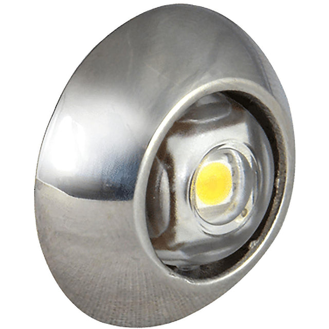 Lumitec 101049 Exuma Led Courtesy/Accent Light - 45mA, White, .98" Diameter, Polished, 10-16 V