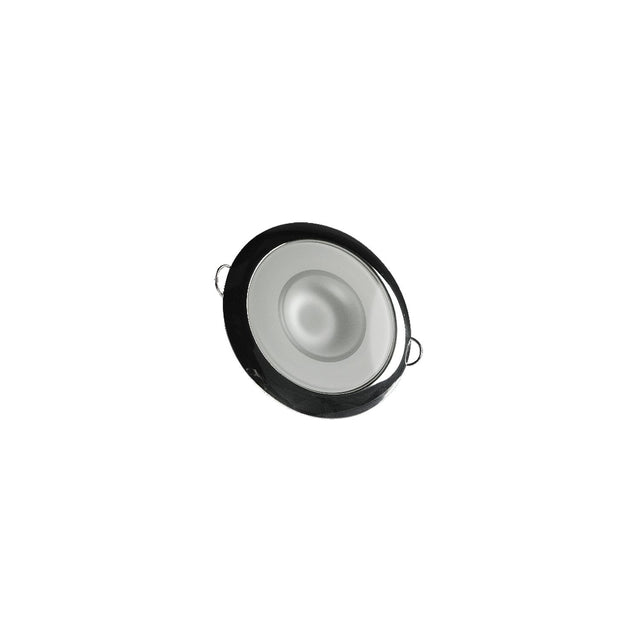 Lumitec 113113 Mirage Flush Mount Down Light w/Polished Bezel & White LEDs