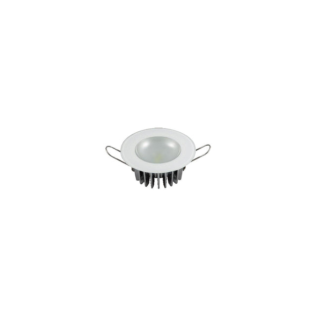 Lumitec 113193 Mirage Flush Mount Down Light w/Glass Bezel & White LEDs