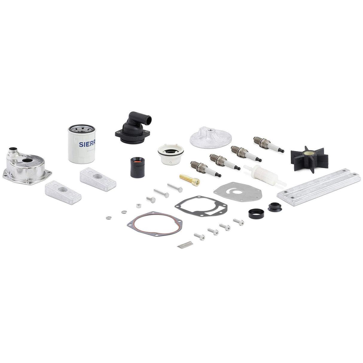 Sierra 9244 Outboard Maintenance Kit - Mercury 75, 90, and 115 HP, 3-cylinder, 4-stroke O/B's, Fits with S/N's 2B094996 and up