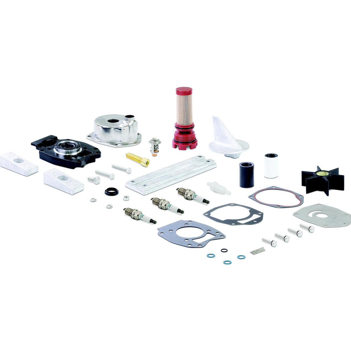 Sierra 9251 Outboard Maintenance Kit Mercury - Mercury 75, 90, and 115 HP, Optimax, 1.5L, 2-Stroke O/B's, Fits with S/N's 1B227000 and up