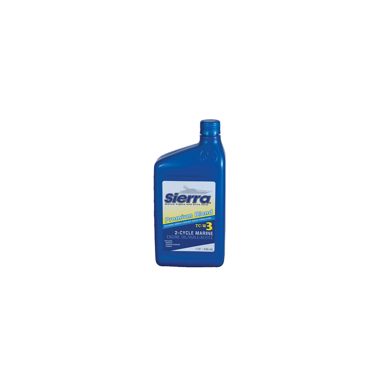 Sierra 1895001 Blue Premium TC-W3 2 Cycle Engine Oil, Pt.
