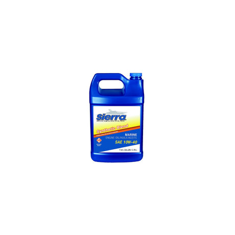 Sierra 95513 10W40 FCW 4-Cycle Outboard Synthetic Blend Oil, Gal.