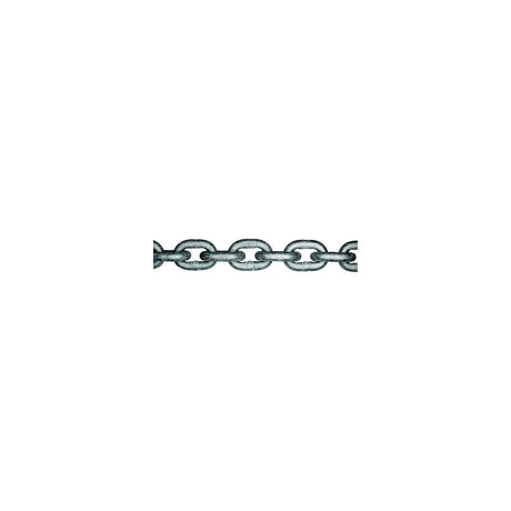Grade 30 Proof Coil Hot Dip Galvanized Chain, 3/16" x 250' Pail