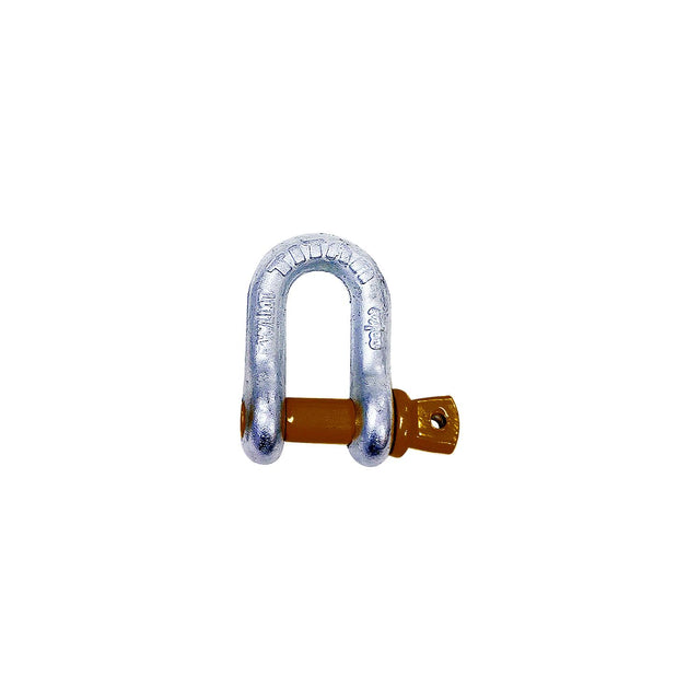 Hot Galvanized D Shackle, 3/8"
