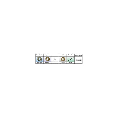 Solas 17025501 Fixed Hub Prop Hardware Kit - BRP, Type E