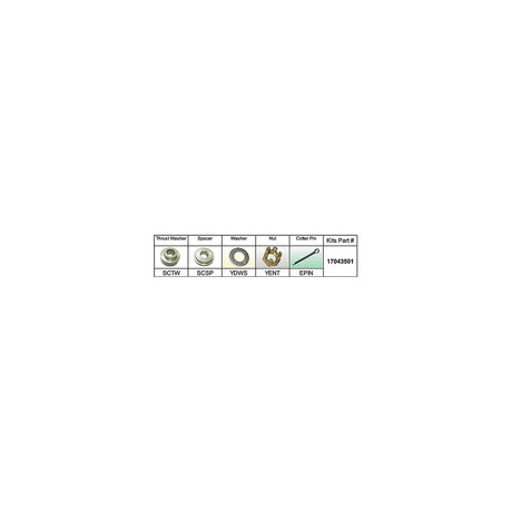 Solas 17043501 Fixed Hub Prop Hardware Kit - Suzuki, Type C