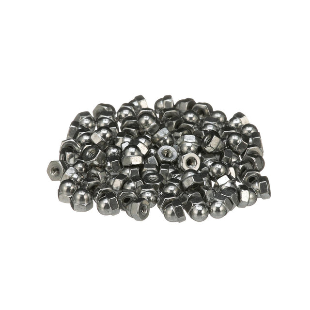 Seachoice 18-8 Stainless Steel Acorn Cap Nuts, 6-32 Size, Pack of 100
