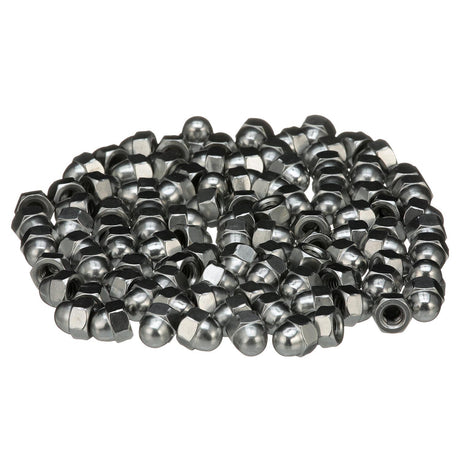Seachoice 18-8 Stainless Steel Acorn Cap Nuts, 1/4-20 Size, Pack of 100