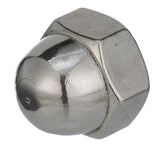 Seachoice 18-8 Stainless Steel Acorn Cap Nuts, 5/16-18 Size, Pack of 50
