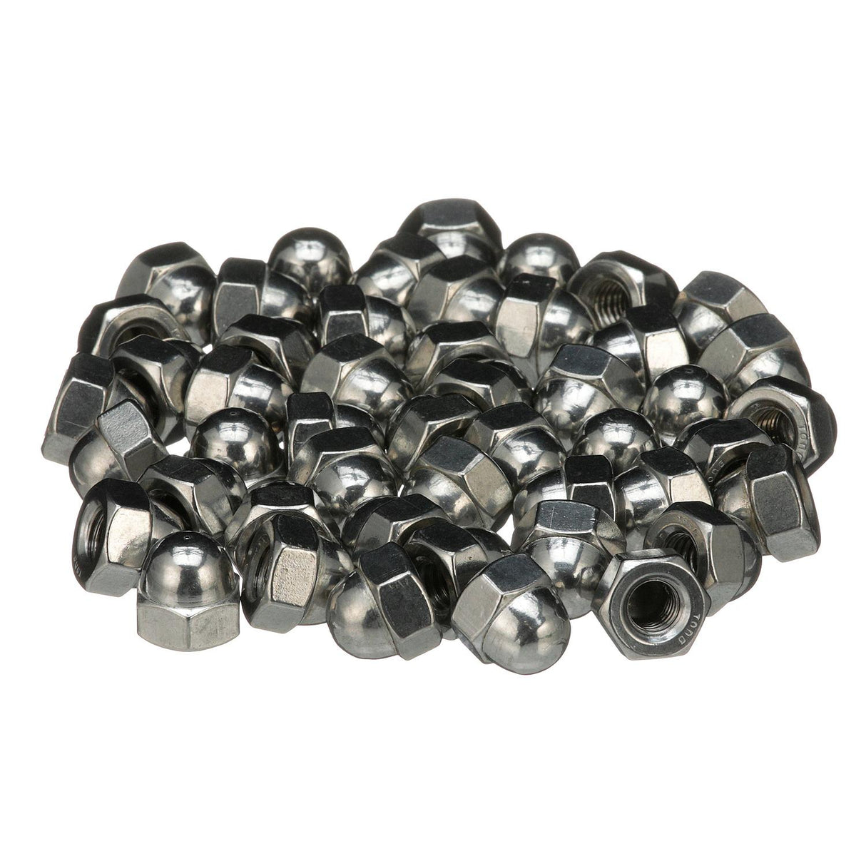 Seachoice 18-8 Stainless Steel Acorn Cap Nuts, 5/16-18 Size, Pack of 50