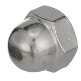 Seachoice 18-8 Stainless Steel Acorn Cap Nuts, 3/8-16 Size, Pack of 50