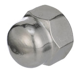 Seachoice 18-8 Stainless Steel Acorn Cap Nuts, 1/2-13 Size, Pack of 10