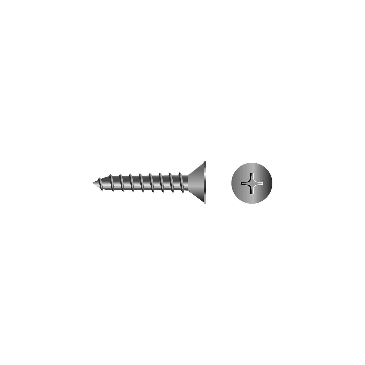 Seachoice 59534 Stainless Steel Phillips Machine Screw - Flat Head