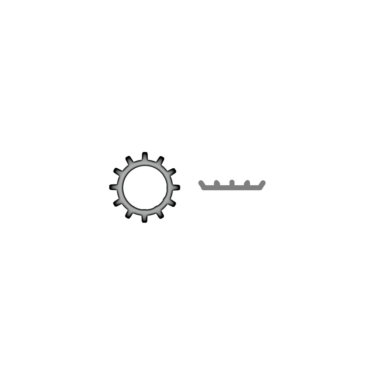 Stainless External Tooth Lock Washer
5/16"