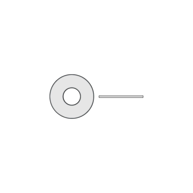 Nylon Flat Washer
1/2", 0.62" Thick, OD 1-1/4"